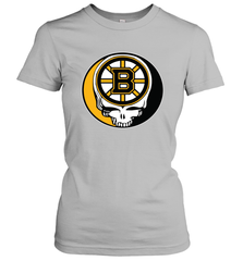 Boston Bruins Grateful Dead Steal Your Face Hockey NHL Womens T-Shirt Womens T-Shirt - VeigarTee