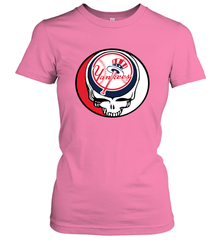 New York Yankees Grateful Dead Steal Your Face Baseball Womens T-Shirt Womens T-Shirt - VeigarTee