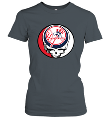 New York Yankees Grateful Dead Steal Your Face Baseball Womens T-Shirt Womens T-Shirt - VeigarTee