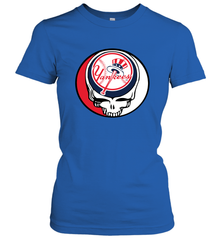 New York Yankees Grateful Dead Steal Your Face Baseball Womens T-Shirt Womens T-Shirt - VeigarTee