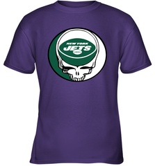 New York Jets Grateful Dead Steal Your Face NFL Football Youth T-Shirt Youth T-Shirt - VeigarTee