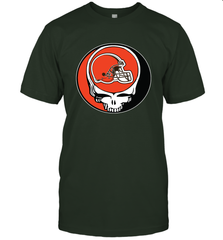 Cleveland Browns Grateful Dead Steal Your Face NFL Football Mens T-Shirt Mens T-Shirt - VeigarTee