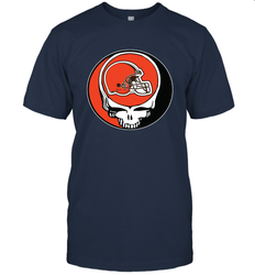 Cleveland Browns Grateful Dead Steal Your Face NFL Football Mens T-Shirt
