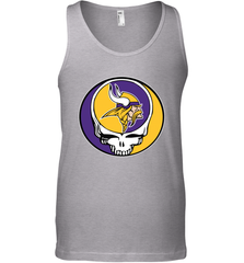 Minnesota Vikings Grateful Dead Steal Your Face NFL Football Mens Tank Top Mens Tank Top - VeigarTee