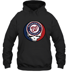 Washington Nationals Grateful Dead Steal Your Face Baseball Adult Hoodie Sweatshirt Adult Hoodie Sweatshirt - VeigarTee