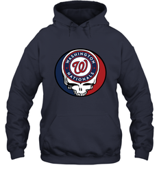 Washington Nationals Grateful Dead Steal Your Face Baseball Adult Hoodie Sweatshirt
