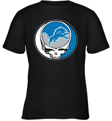 Detroit Lions Grateful Dead Steal Your Face NFL Football Youth T-Shirt Youth T-Shirt - VeigarTee