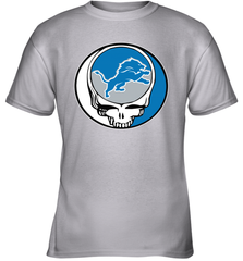 Detroit Lions Grateful Dead Steal Your Face NFL Football Youth T-Shirt Youth T-Shirt - VeigarTee