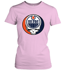 Edmonton Oilers Grateful Dead Steal Your Face Hockey NHL Womens T-Shirt Womens T-Shirt - VeigarTee