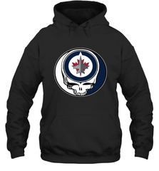 Winnipeg Jets Grateful Dead Steal Your Face Hockey NHL Adult Hoodie Sweatshirt Adult Hoodie Sweatshirt - VeigarTee