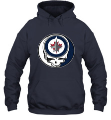 Winnipeg Jets Grateful Dead Steal Your Face Hockey NHL Adult Hoodie Sweatshirt Adult Hoodie Sweatshirt - VeigarTee