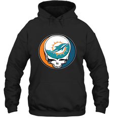 Miami Dolphins Grateful Dead Steal Your Face NFL Football Adult Hoodie Sweatshirt Adult Hoodie Sweatshirt - VeigarTee