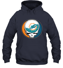 Miami Dolphins Grateful Dead Steal Your Face NFL Football Adult Hoodie Sweatshirt Adult Hoodie Sweatshirt - VeigarTee