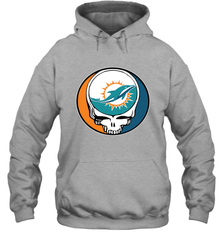 Miami Dolphins Grateful Dead Steal Your Face NFL Football Adult Hoodie Sweatshirt Adult Hoodie Sweatshirt - VeigarTee