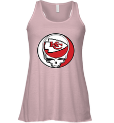 Kansas City Chiefs Grateful Dead Steal Your Face NFL Football Womens Racerback Tank Top Womens Racerback Tank Top - VeigarTee
