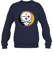 Pittsburgh Steelers Grateful Dead Steal Your Face NFL Football Adult Sweatshirt Adult Sweatshirt - VeigarTee
