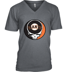 San Francisco Giants Grateful Dead Steal Your Face Baseball Mens V-Neck T-Shirt Mens V-Neck T-Shirt - VeigarTee