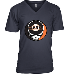 San Francisco Giants Grateful Dead Steal Your Face Baseball Mens V-Neck T-Shirt Mens V-Neck T-Shirt - VeigarTee