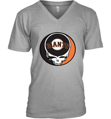 San Francisco Giants Grateful Dead Steal Your Face Baseball Mens V-Neck T-Shirt Mens V-Neck T-Shirt - VeigarTee