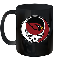 Arizona Cardinals Grateful Dead Steal Your Face NFL Football Ceramic Mug 11oz Ceramic Mug 11oz - VeigarTee