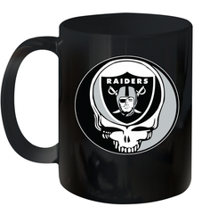 Oakland Raiders Grateful Dead Steal Your Face NFL Football Ceramic Mug 11oz