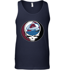 Colorado Avalanche Grateful Dead Steal Your Face Hockey NHL Mens Tank Top Mens Tank Top - VeigarTee