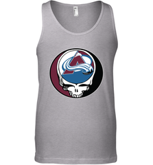 Colorado Avalanche Grateful Dead Steal Your Face Hockey NHL Mens Tank Top Mens Tank Top - VeigarTee