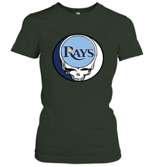 Tampa Bay Rays Grateful Dead Steal Your Face Baseball Womens T-Shirt Womens T-Shirt - VeigarTee
