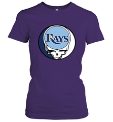 Tampa Bay Rays Grateful Dead Steal Your Face Baseball Womens T-Shirt Womens T-Shirt - VeigarTee