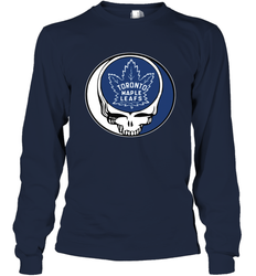 Toronto Maple Leafs Grateful Dead Steal Your Face Hockey NHL Adult Long Sleeve T-Shirt