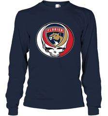 Florida Panthers Grateful Dead Steal Your Face Hockey NHL Adult Long Sleeve T-Shirt Adult Long Sleeve T-Shirt - VeigarTee
