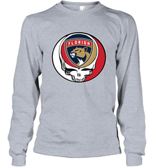 Florida Panthers Grateful Dead Steal Your Face Hockey NHL Adult Long Sleeve T-Shirt Adult Long Sleeve T-Shirt - VeigarTee