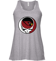 Arizona Cardinals Grateful Dead Steal Your Face NFL Football Womens Racerback Tank Top Womens Racerback Tank Top - VeigarTee