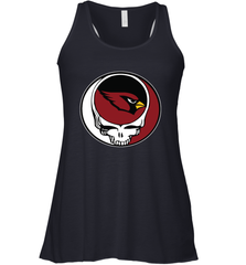 Arizona Cardinals Grateful Dead Steal Your Face NFL Football Womens Racerback Tank Top Womens Racerback Tank Top - VeigarTee