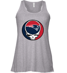 New England Patriots Grateful Dead Steal Your Face NFL Football Womens Racerback Tank Top Womens Racerback Tank Top - VeigarTee