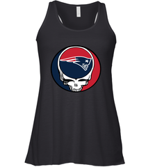 New England Patriots Grateful Dead Steal Your Face NFL Football Womens Racerback Tank Top Womens Racerback Tank Top - VeigarTee