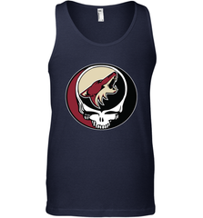 Arizona Coyotes Grateful Dead Steal Your Face Hockey NHL Mens Tank Top Mens Tank Top - VeigarTee