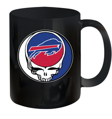 Buffalo Bills Grateful Dead Steal Your Face NFL Football Ceramic Mug 11oz Ceramic Mug 11oz - VeigarTee