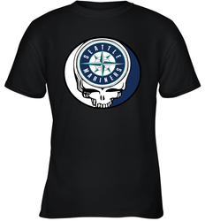 Seattle Mariners Grateful Dead Steal Your Face Baseball Youth T-Shirt