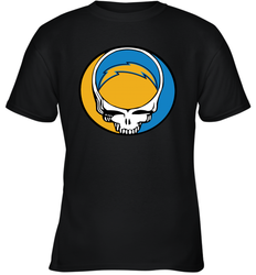 Los Angeles Chargers Grateful Dead Steal Your Face NFL Football Youth T-Shirt
