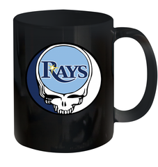 Tampa Bay Rays Grateful Dead Steal Your Face Baseball Ceramic Mug 11oz Ceramic Mug 11oz - VeigarTee