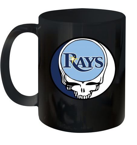 Tampa Bay Rays Grateful Dead Steal Your Face Baseball Ceramic Mug 11oz Ceramic Mug 11oz / Black / 11oz Ceramic Mug 11oz - VeigarTee