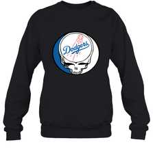 Los Angeles Dodgers Grateful Dead Steal Your Face Baseball Adult Sweatshirt Adult Sweatshirt - VeigarTee