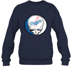 Los Angeles Dodgers Grateful Dead Steal Your Face Baseball Adult Sweatshirt