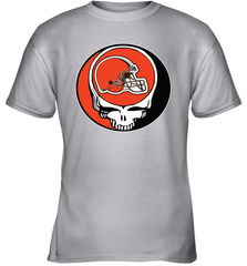 Cleveland Browns Grateful Dead Steal Your Face NFL Football Youth T-Shirt Youth T-Shirt - VeigarTee