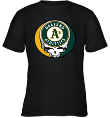 Oakland Athletics Grateful Dead Steal Your Face Baseball Youth T-Shirt Youth T-Shirt - VeigarTee