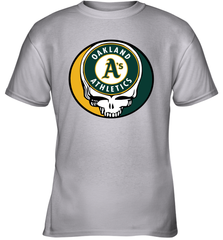 Oakland Athletics Grateful Dead Steal Your Face Baseball Youth T-Shirt Youth T-Shirt - VeigarTee