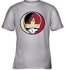 Arizona Diamondbacks Grateful Dead Steal Your Face Baseball Youth T-Shirt Youth T-Shirt - VeigarTee