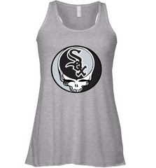 Chicago White Sox Grateful Dead Steal Your Face Baseball Womens Racerback Tank Top Womens Racerback Tank Top - VeigarTee