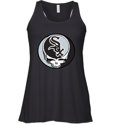 Chicago White Sox Grateful Dead Steal Your Face Baseball Womens Racerback Tank Top